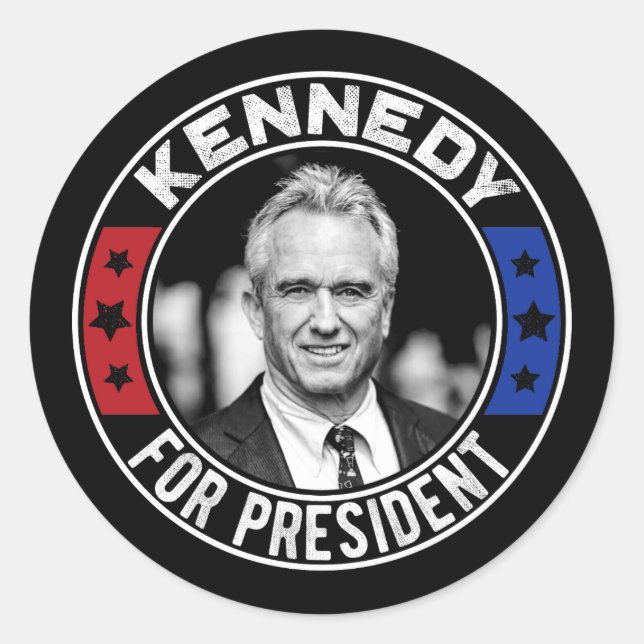 Robert Kennedy, Jr. for President 2024  Classic Round Sticker (Front)