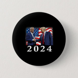 Robert Kennedy Jr Rfk Jr For Trump Unity President 6 Cm Round Badge