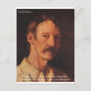 Robert Lewis Stevenson Quote Postcard