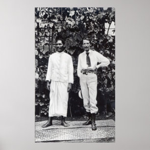 Robert Louis Stevenson and his friend Poster