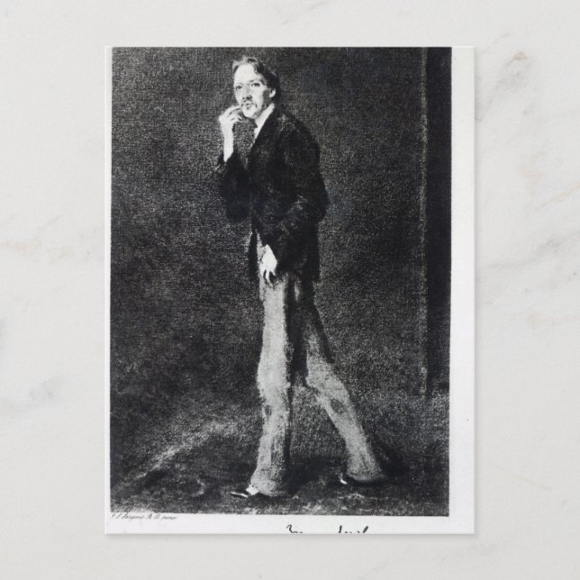 Robert Louis Stevenson Postcard (Front)