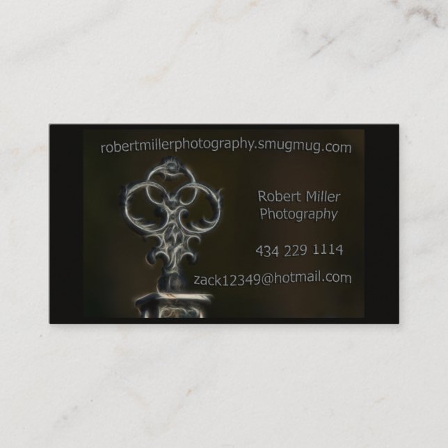 Robert Miller business card (Front)