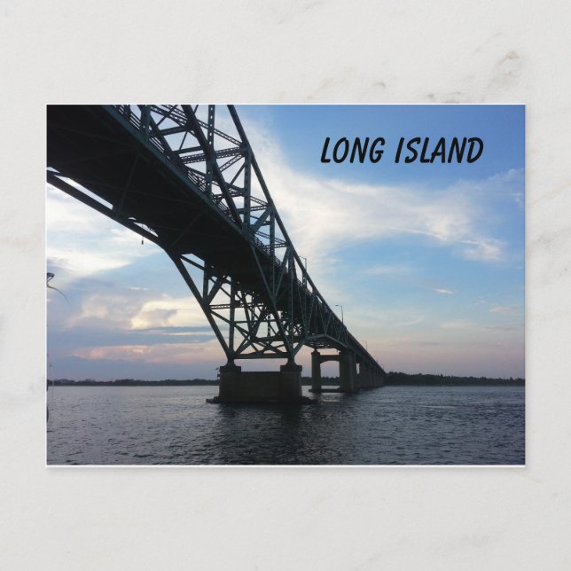Robert Moses Causeway Long Island Postcard (Front)