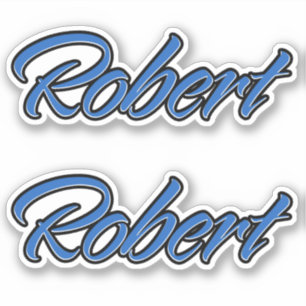 Robert Name blue sticker Sticker Sticker Sticker