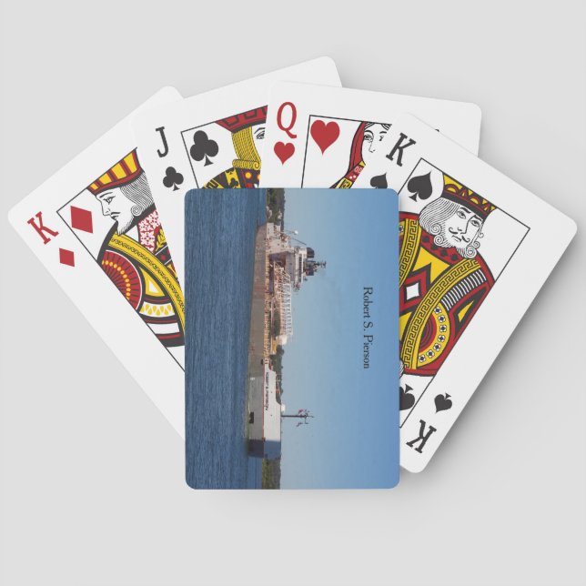 Robert S. Pierson playing cards (Back)