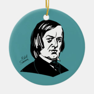 Robert Schumann Ceramic Ornament