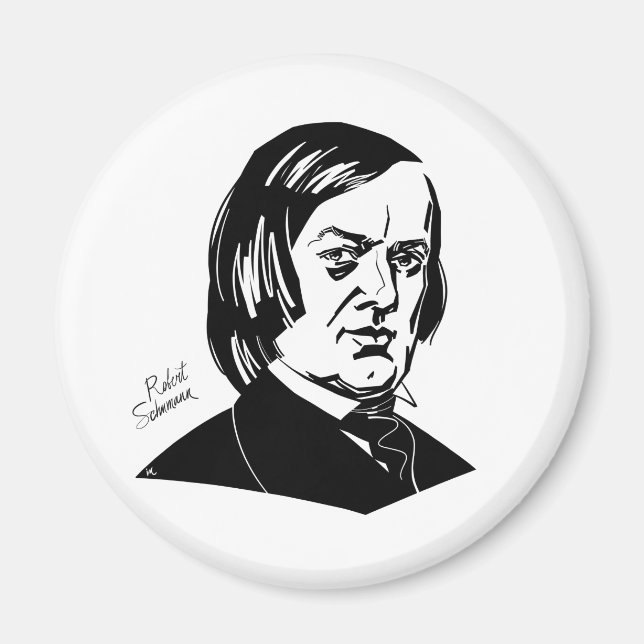 Robert Schumann Magnet (Front)