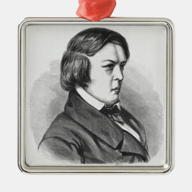 Robert Schumann Metal Tree Decoration (Front)