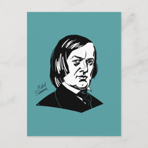 Robert Schumann Postcard