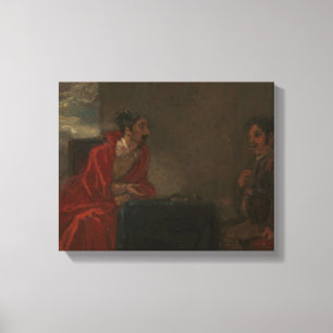Robert Smirke - Illustration for Don Quixote Canvas Print