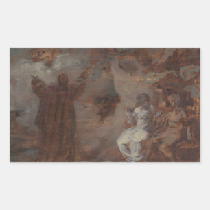 Robert Smirke - Prospero Conjuring a Masque Rectangular Sticker