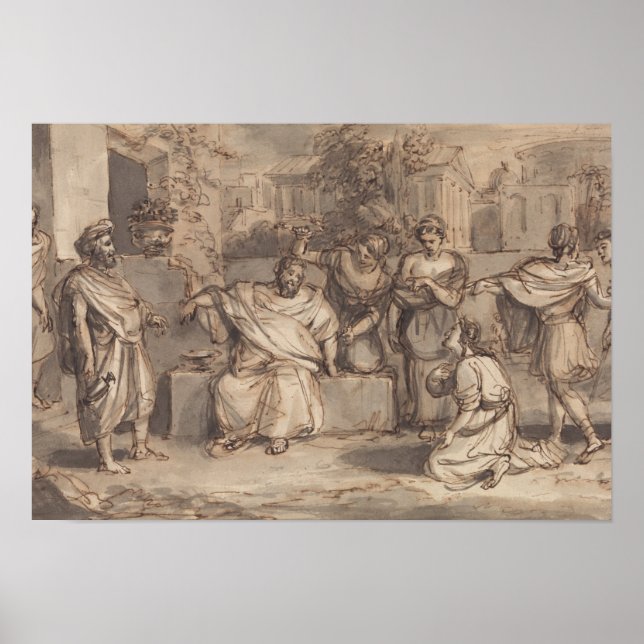 Robert Smirke - Sketch for Timon of Athens Poster (Front)
