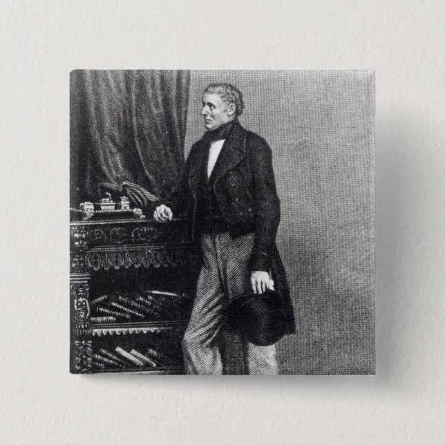 Robert Smith Surtees 15 Cm Square Badge (Front)