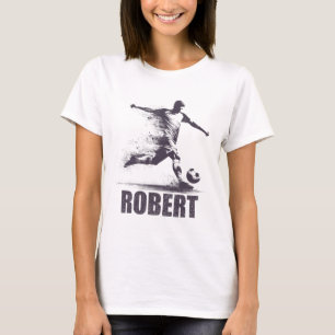 Robert Soccer Boys Personalized First Name Robert  T-Shirt