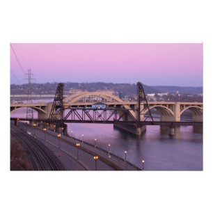 Robert Street Bridge at Dusk Photo Print
