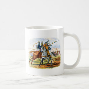 Robert the Bruce kills Sir Henry Bohum Coffee Mug