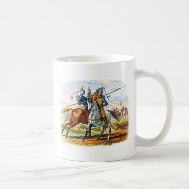 Robert the Bruce kills Sir Henry Bohum Coffee Mug (Right)