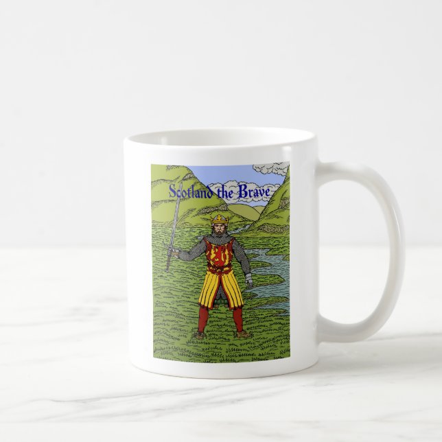Robert the Bruce Scotland the Brave Coffee Mug (Right)