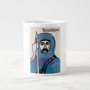 Robert the Bruce Scotland travel poster Large Coffee Mug