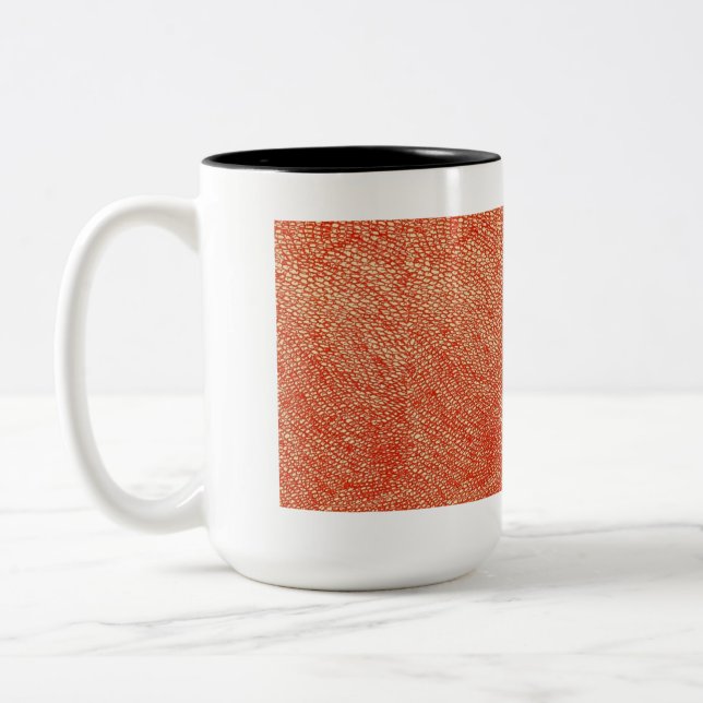 Robert Vincent Peters Red Drawing Sharp Design Mug (Left)