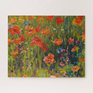 Robert Vonnoh Poppies Jigsaw Puzzle