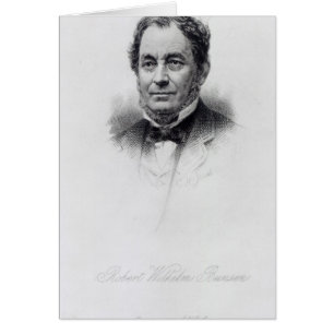 Robert Wilhelm Bunsen, engraved by C.H Jeens