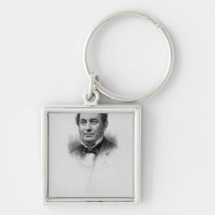 Robert Wilhelm Bunsen, engraved by C.H Jeens Key Ring