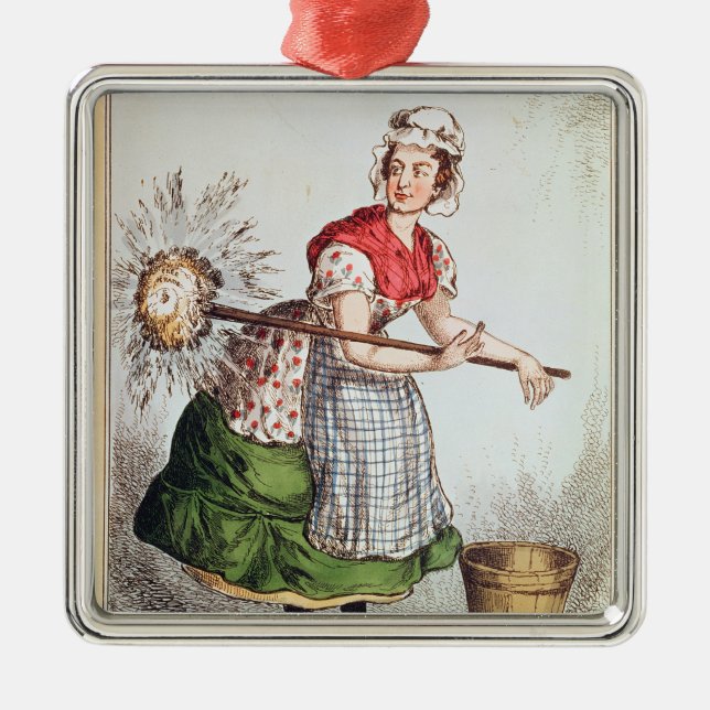 Robertena Peelena the Maid of All Work Metal Tree Decoration (Front)