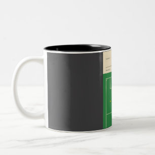 Roberto Carlos Free Kick banana shot goal  Two-Tone Coffee Mug