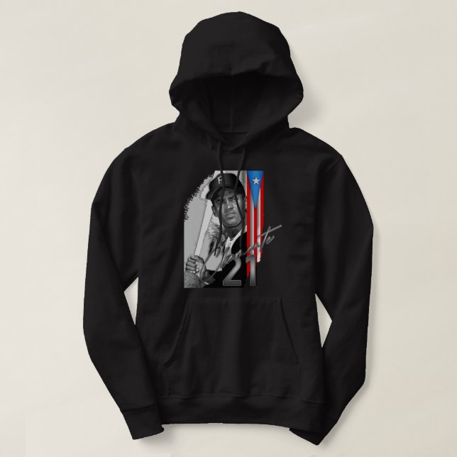 roberto clemente day figa design 21 mlb Classic T  Hoodie (Design Front)