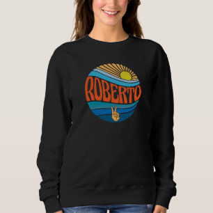 Roberto Vintage Sunset Roberto Groovy Tie Dye Sweatshirt