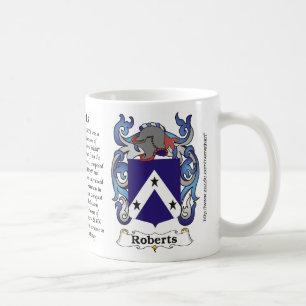 Roberts Family Coat of Arms a mug