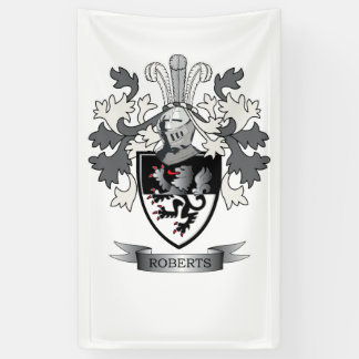 Roberts Family Crest Banner