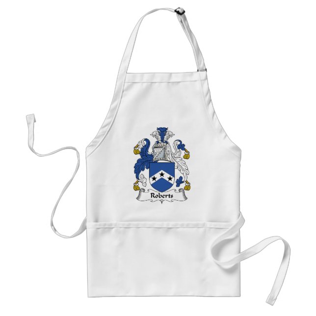 Roberts Family Crest Standard Apron (Front)