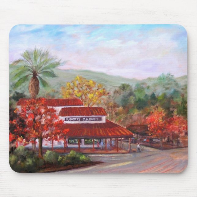 Roberts Market in Woodside - Customised Mouse Pad (Front)