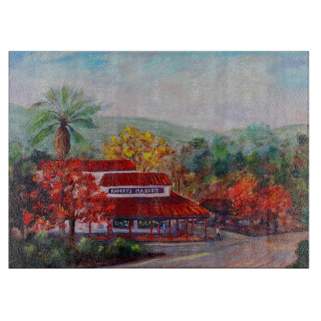 Roberts' Market Woodside Cutting Board (Front)