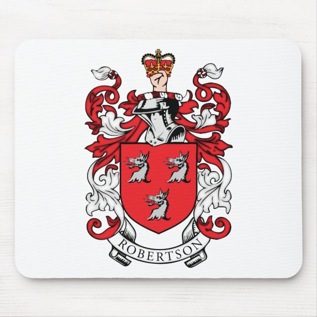 Robertson Family Coat of Arms Mouse Pad (Front)