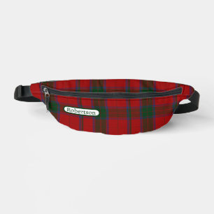 Robertson Tartan Plaid Personalised Bum Bags