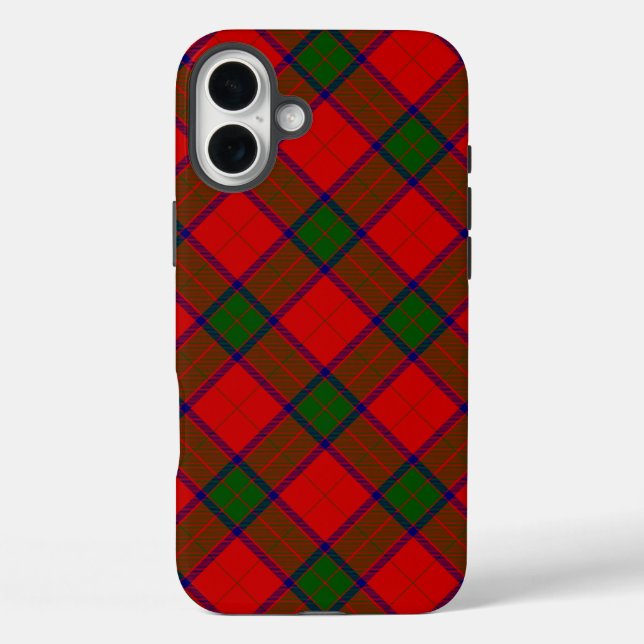 Robertson tartan red green plaid Case-Mate iPhone case (Back)