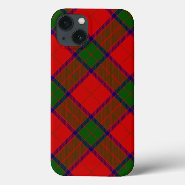 Robertson tartan red green plaid Case-Mate iPhone case (Back)