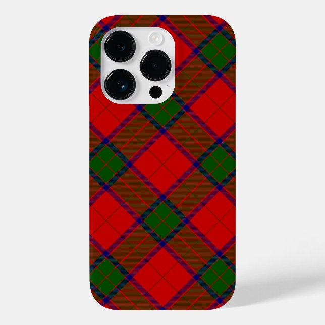 Robertson tartan red green plaid Case-Mate iPhone case (Back)