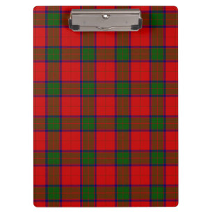Robertson tartan red green plaid clipboard