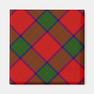 Robertson tartan red green plaid magnet