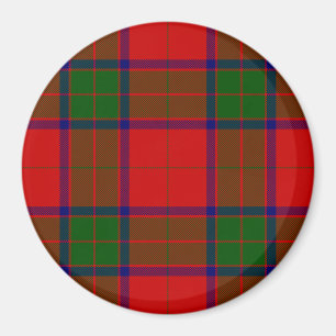Robertson tartan red green plaid magnet