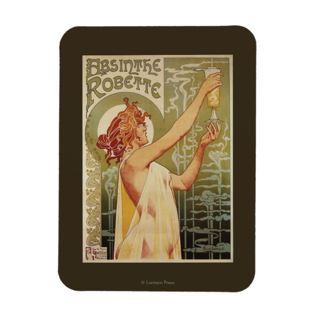 Robette Absinthe Advertisement Poster Magnet (Vertical)