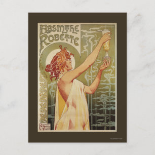 Robette Absinthe Advertisement Poster Postcard