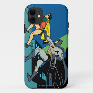 Robin And Batman Climb iPhone 11 Case