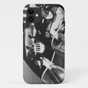 Robin and Batman in Batmobile iPhone 11 Case