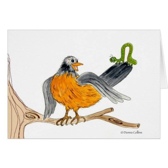 Robin and Inch worm (Front Horizontal)