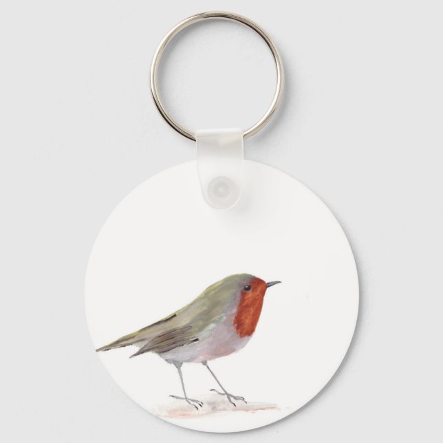 Robin bird key ring (Front)